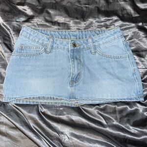 Denim Mini Skirt